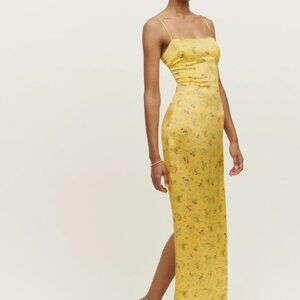 Reformation Frankie Silk Dress Size 0